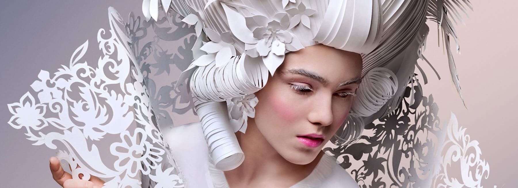 Russian Artist Asya Kozina Gives Baroque Wigs a Modern 