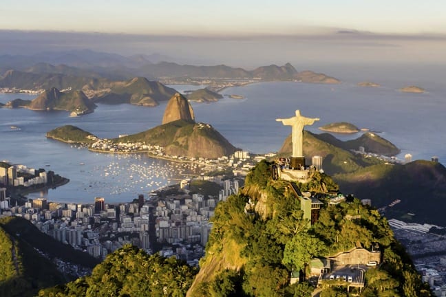 Helicopter ride over Rio de Janeiro