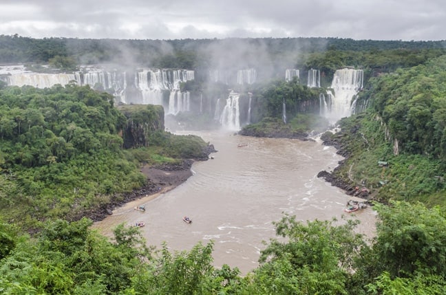 Saw both sides of Igazu Falls