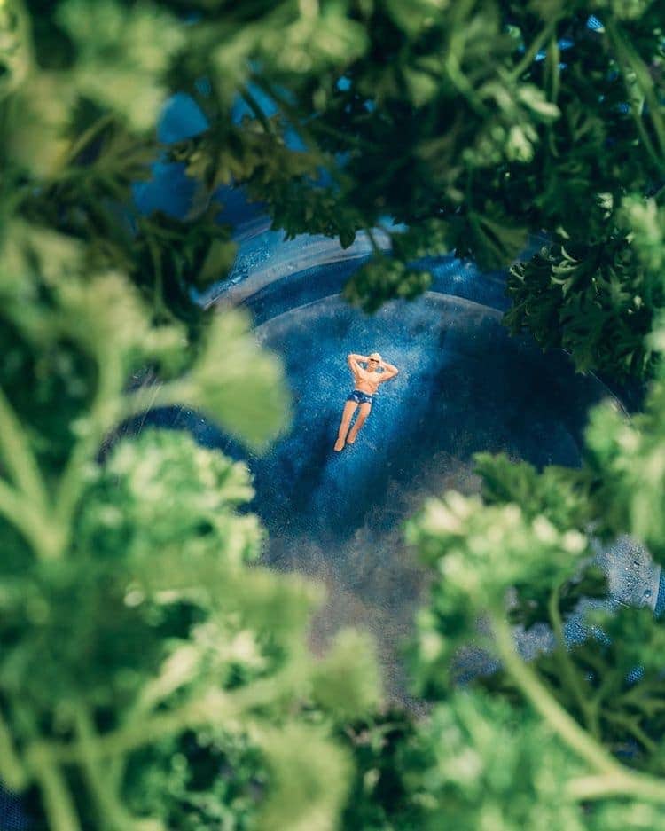 miniature photography ideas recreate seasons weather