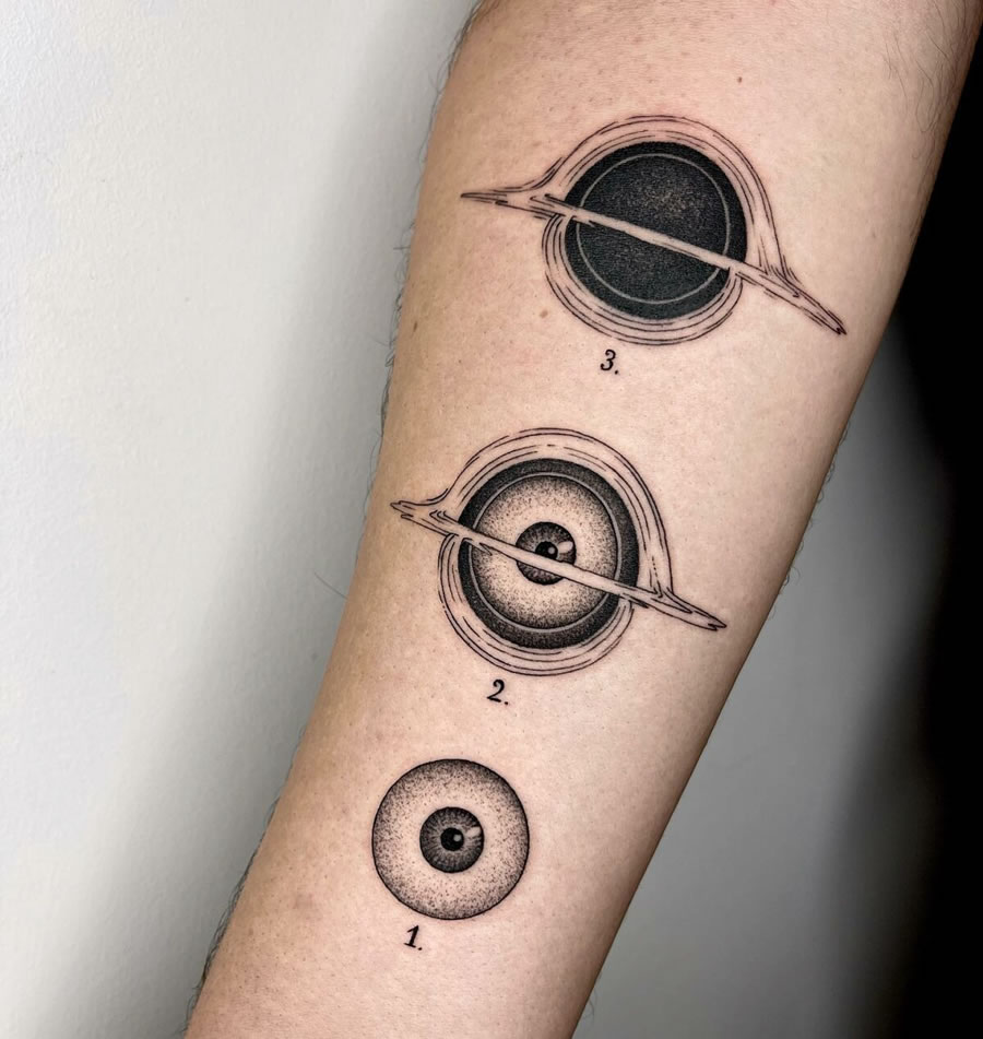 Surreal Tattoos By Michele Volpi: Unique Monochromatic Tattoos Inspired By  Vintage Science Books | FREEYORK