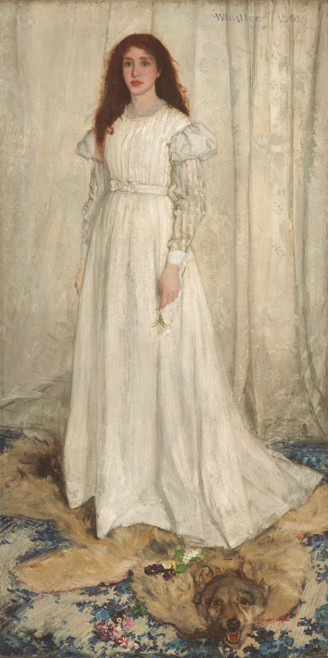 Whistler James Symphony in White no 1 (The White Girl) 1862 scaled